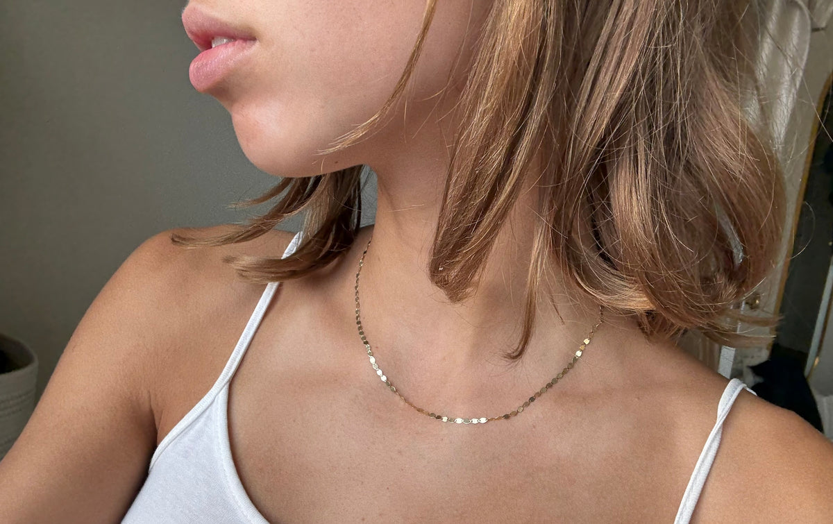 Oval Mirror Link Chain