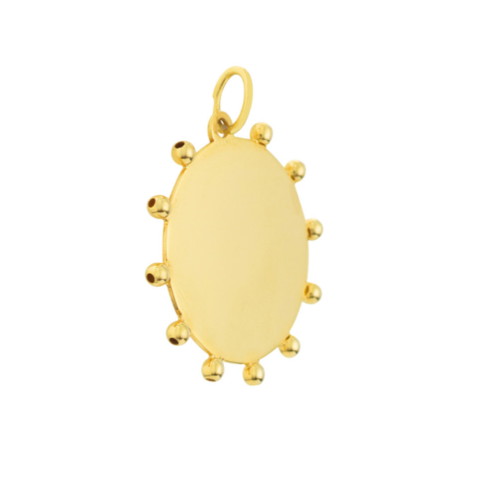 Starburst Charm - Engravable