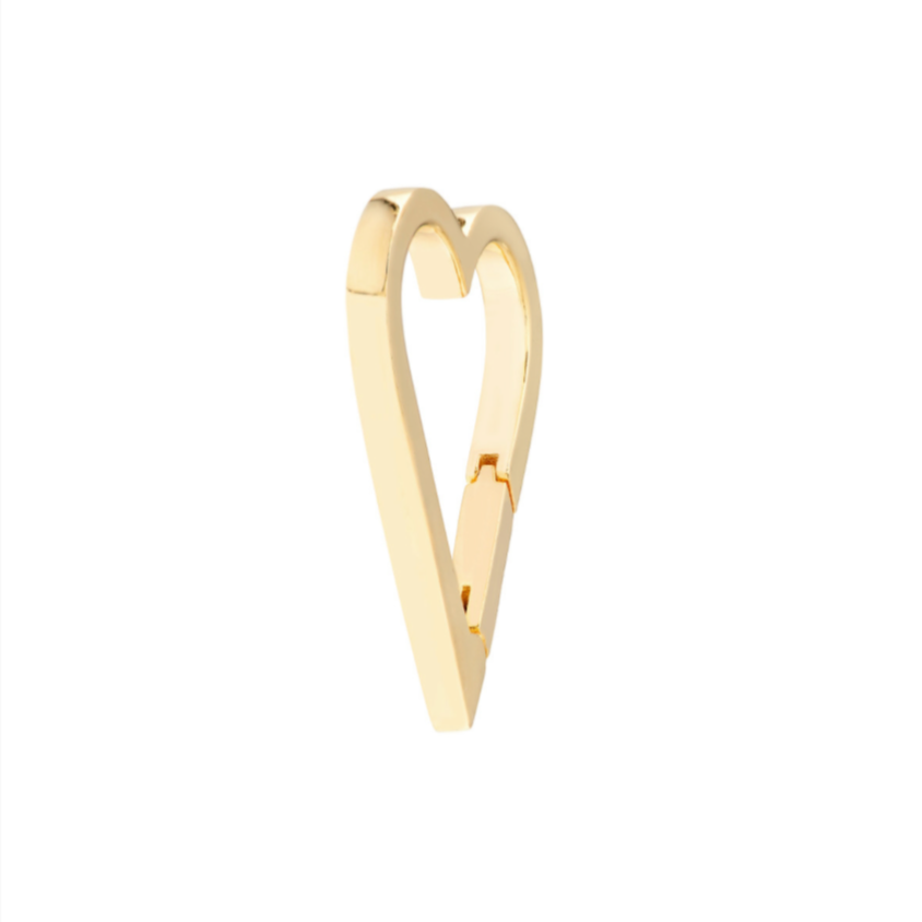 Open Heart Push Lock