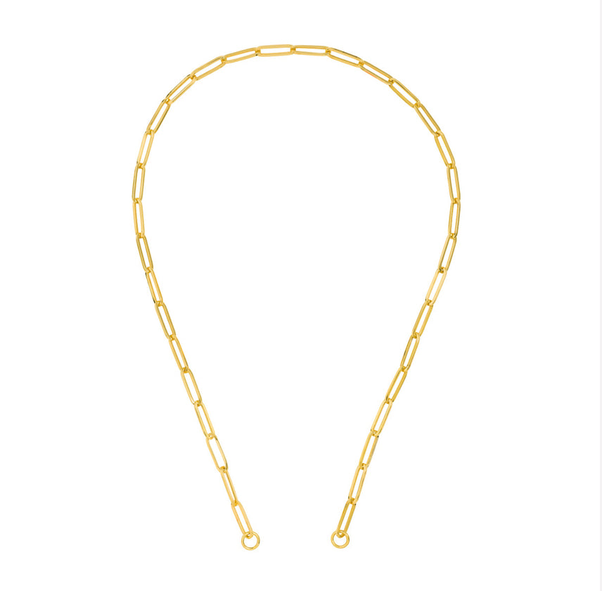 Paperclip Chain & Padlock Necklace