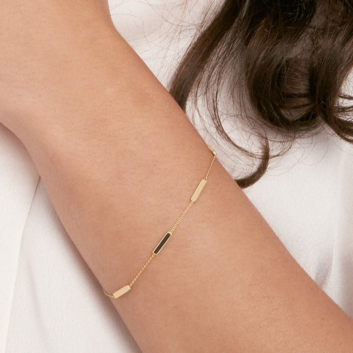 Enamel Bar Bracelet - Various Colors