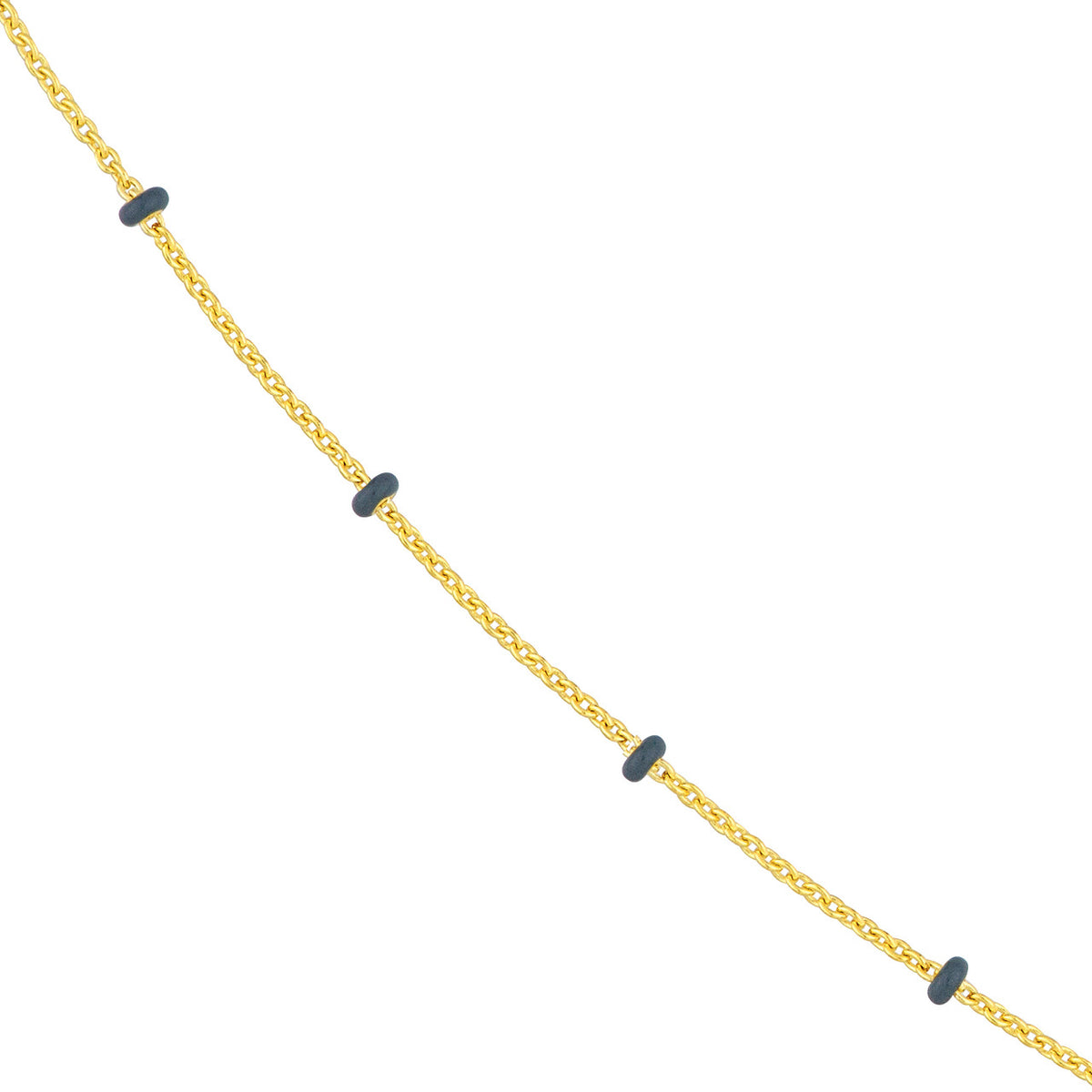 Enamel Bead Station Chain - Various Colors