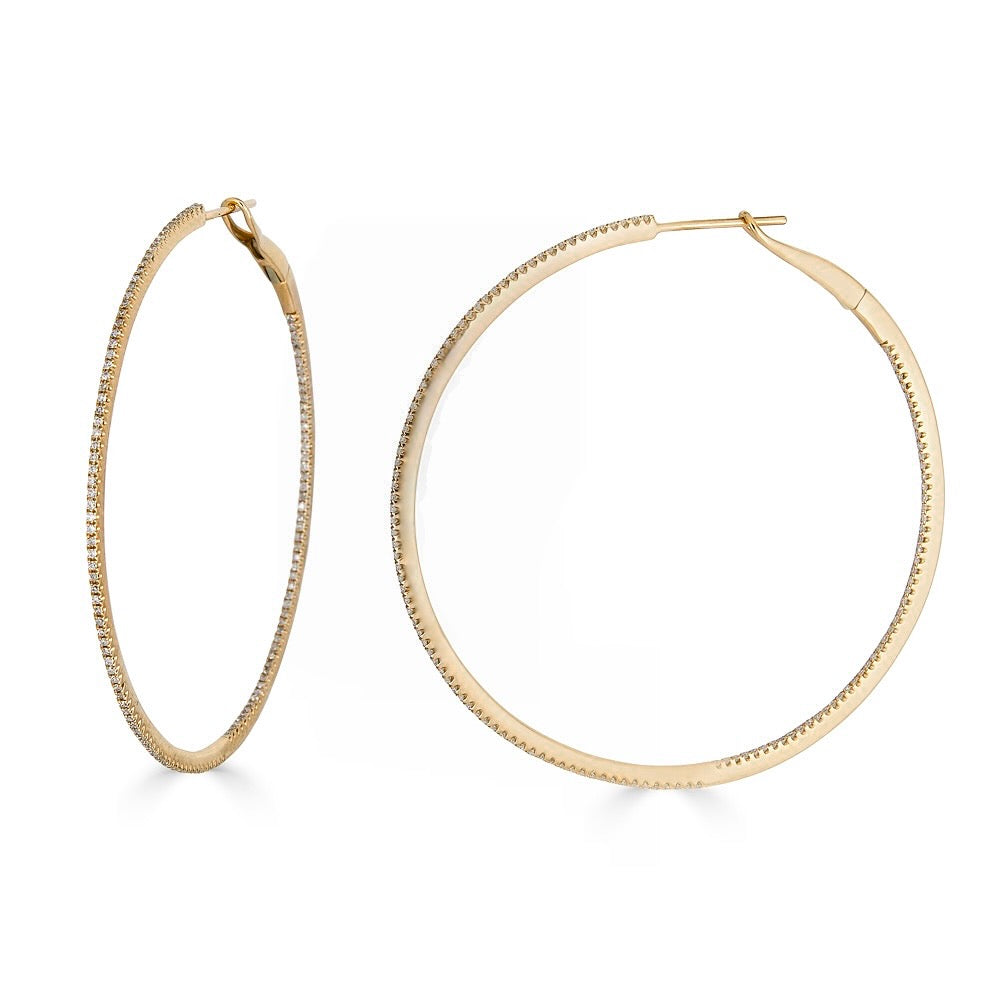 Extra large diamond hoops discount