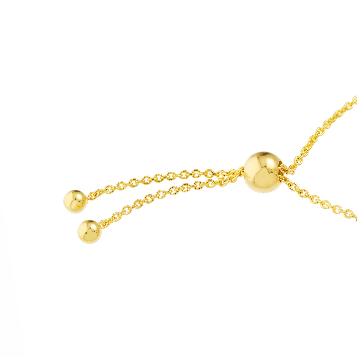 DIAMOND BEZEL BOLO BRACELET-Bracelets-Simple and elegant bracelet with round diamond set in a gold bezel and is adjustable to fit most wrist sizes. - available in 14k yellow, white and rose gold - diamond: approximately 0.03 total carat weight; G-H color, SI clarity - up to 9.5” adjustable length - bolo closure-Anneaux Jewelry