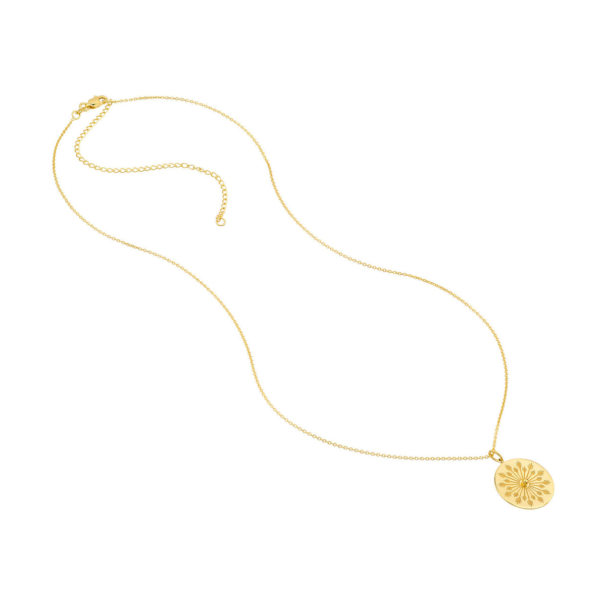 Leaf Medallion Necklace